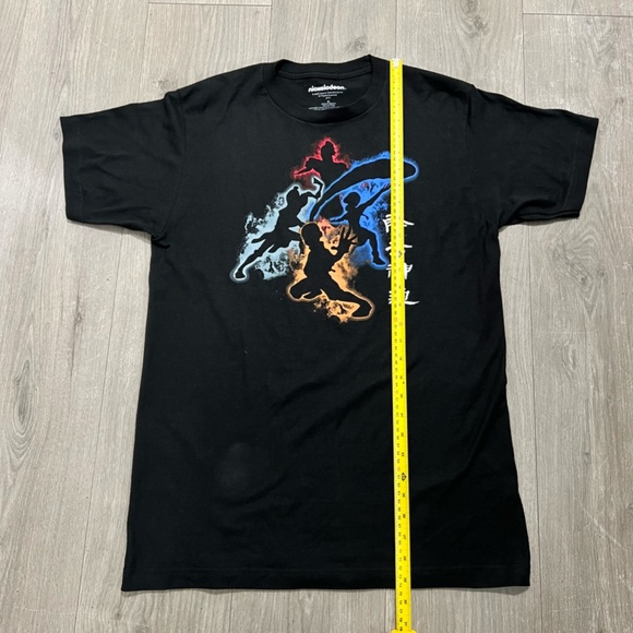 Avatar the Last Airbender T-shirt Black Color of Nations Silhouette Size Medium - Picture 5 of 6